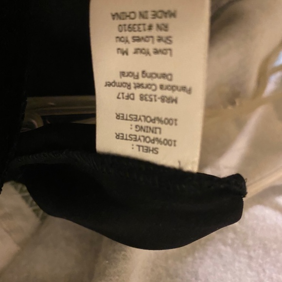 Show Me Your Mumu Pandora Moody Floral Corset Maxi Dress Romper - Size L - Picture 10 of 10